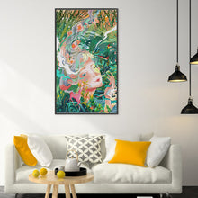 Load image into Gallery viewer, Joy Sunday - Flower Fairy - 40*64CM 14CT 2 Stamped Cross Stitch
