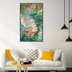 Joy Sunday - Flower Fairy - 40*64CM 14CT 2 Stamped Cross Stitch