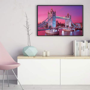 Huancan - London Bridge - 65*45CM 11CT 3 Stamped Cross Stitch