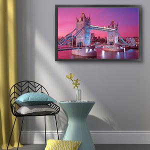 Huancan - London Bridge - 65*45CM 11CT 3 Stamped Cross Stitch
