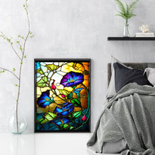Load image into Gallery viewer, Huancan - Window Paper-Cut Morning Glory - 50*65CM 14CT 2 Stamped Cross Stitch
