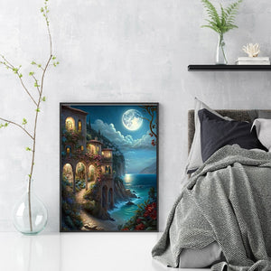 Huancan - Dreamlike Scenery - 50*65CM 16CT 2 Stamped Cross Stitch