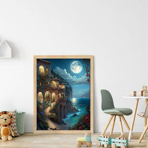 Huancan - Dreamlike Scenery - 50*65CM 16CT 2 Stamped Cross Stitch