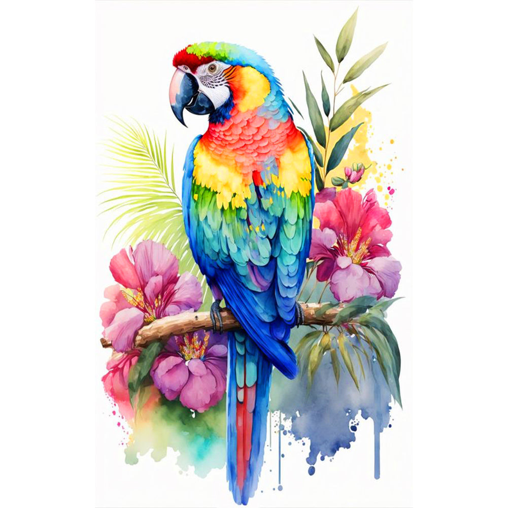 Parrot 40*50CM(Canvas) Full Round Drill Diamond Painting
