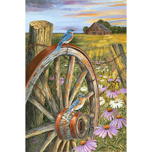 Load image into Gallery viewer, Wooden Cartwheel 40*60CM(Canvas) Full Round Drill Diamond Painting
