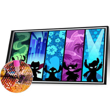 Load image into Gallery viewer, Stitch 45*25CM(Picture) Full Round Drill Diamond Painting
