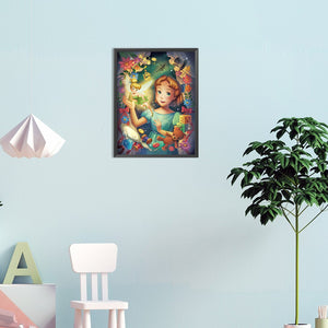 Wonderful Fairies 30*40CM(Canvas) Full Round Drill Diamond Painting