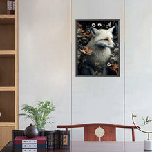 Load image into Gallery viewer, Fox With Flowers 30*40CM(Canvas) Full Round Drill Diamond Painting
