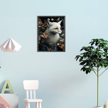 Load image into Gallery viewer, Fox With Flowers 30*40CM(Canvas) Full Round Drill Diamond Painting

