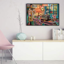 Load image into Gallery viewer, Huancan - Sewing Room - 60*40CM 11CT 3 Stamped Cross Stitch
