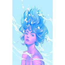Load image into Gallery viewer, Girl In The Water 30*50CM(Canvas) Full Round Drill Diamond Painting
