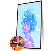 Load image into Gallery viewer, Girl In The Water 30*50CM(Canvas) Full Round Drill Diamond Painting
