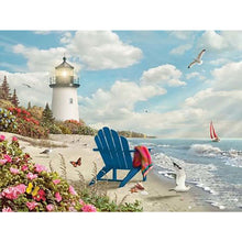 Load image into Gallery viewer, Long Days At The Beach 40*30CM(Canvas) Full Round Drill Diamond Painting
