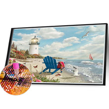 Load image into Gallery viewer, Long Days At The Beach 40*30CM(Canvas) Full Round Drill Diamond Painting

