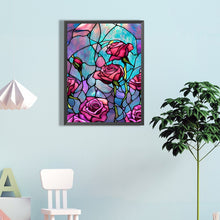 Load image into Gallery viewer, Rotten Rose Glass Painting 40*60CM(Canvas) Full Round Drill Diamond Painting
