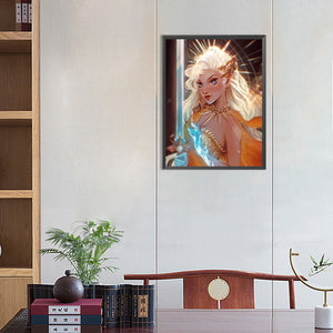 Elf Princess 40*50CM(Canvas) Full Round Drill Diamond Painting
