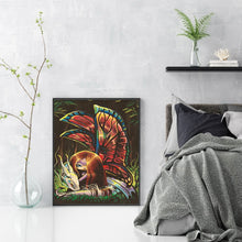 Load image into Gallery viewer, Yishu - Butterfly Girl - 40*53CM 11CT 3 Stamped Cross Stitch
