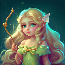 Load image into Gallery viewer, Huancan - Elf - 50*50CM 11CT 3 Stamped Cross Stitch

