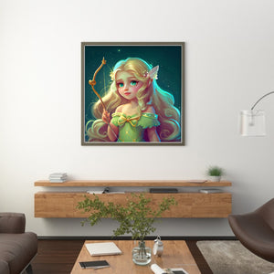 Huancan - Elf - 50*50CM 11CT 3 Stamped Cross Stitch