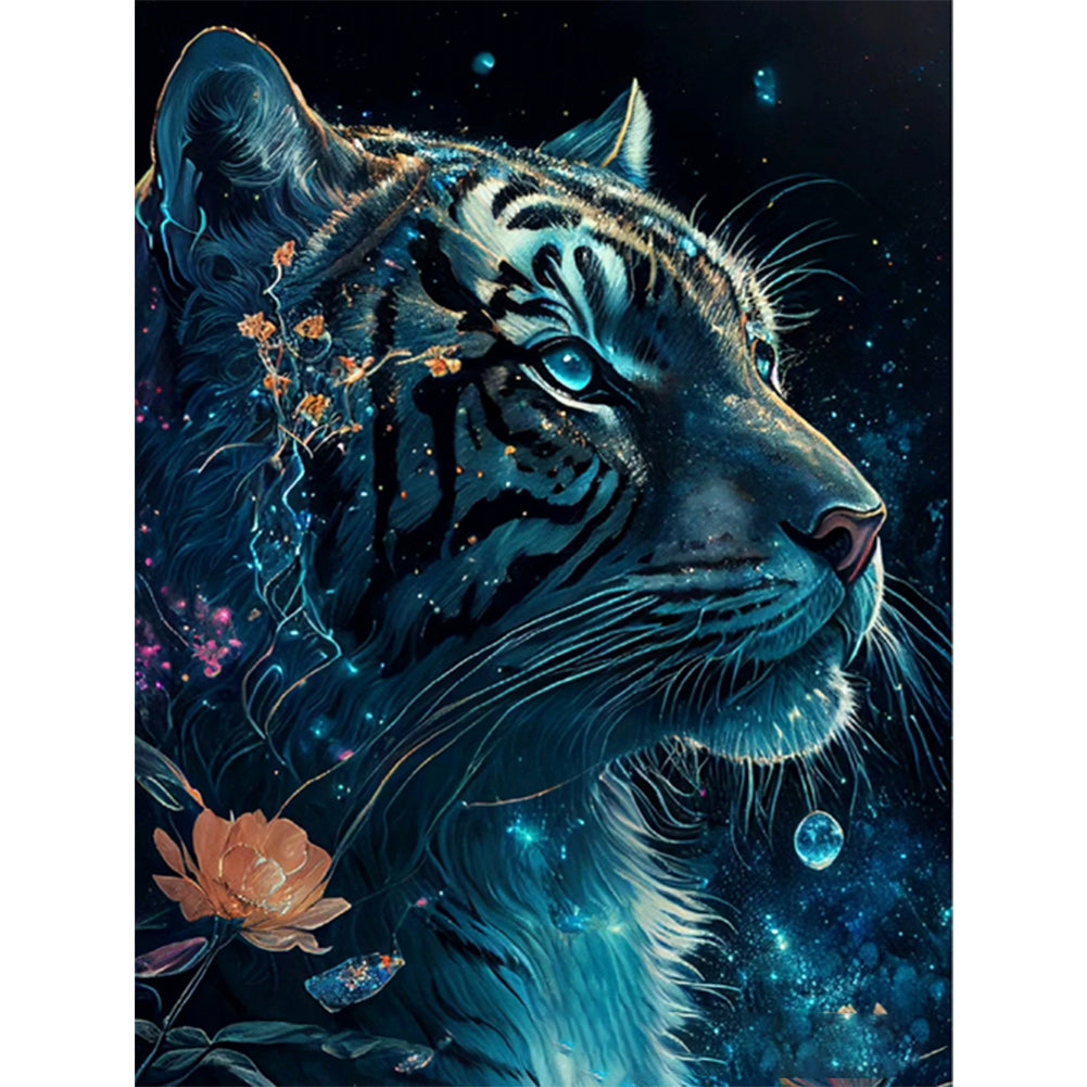Huancan - Tiger - 50*65CM 11CT 3 Stamped Cross Stitch