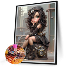 Load image into Gallery viewer, Sweet And Cool Girl 40*50CM(Canvas) Full Round Drill Diamond Painting
