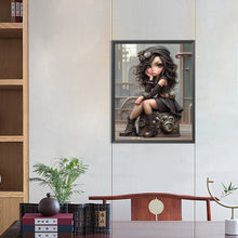 Load image into Gallery viewer, Sweet And Cool Girl 40*50CM(Canvas) Full Round Drill Diamond Painting
