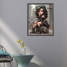 Load image into Gallery viewer, Sweet And Cool Girl 40*50CM(Canvas) Full Round Drill Diamond Painting
