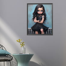 Load image into Gallery viewer, Sweet And Cool Girl 40*50CM(Canvas) Full Round Drill Diamond Painting
