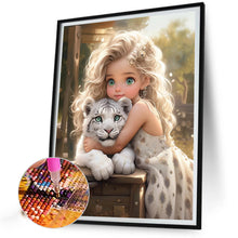 Load image into Gallery viewer, Sweet And Cool Girl 40*50CM(Canvas) Full Round Drill Diamond Painting

