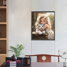 Load image into Gallery viewer, Sweet And Cool Girl 40*50CM(Canvas) Full Round Drill Diamond Painting
