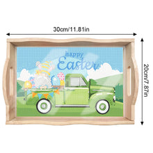 Load image into Gallery viewer, Diamond Painting Nesting Food Trays with Handle for Serving Food (Easter Truck)
