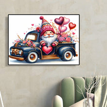 Load image into Gallery viewer, Gnome On Valentine&#39;S Day Float 40*30CM(Canvas) Full Round Drill Diamond Painting

