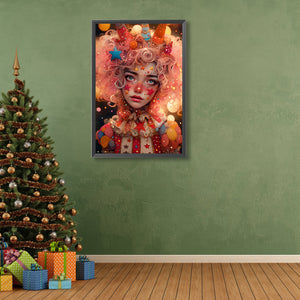 Clown 40*60CM(Canvas) Full Round Drill Diamond Painting