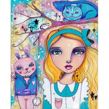 Load image into Gallery viewer, Blonde Girl 40*50CM(Canvas) Full Round Drill Diamond Painting
