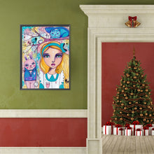 Load image into Gallery viewer, Blonde Girl 40*50CM(Canvas) Full Round Drill Diamond Painting
