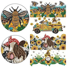 Load image into Gallery viewer, 4 Pcs Rhinestone Stickers Diamond Painting Sticker for Cup (Sunflower Gnome)

