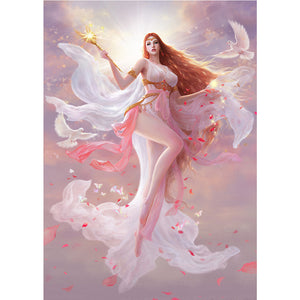 Goddess 50*70CM(Picture) Partial AB Full Square Drill Diamond Painting