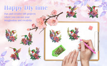 Load image into Gallery viewer, 6 Pcs Diamond Mosaic Magnets Refrigerator for Adult Beginners (Hummingbird)
