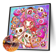 Load image into Gallery viewer, Pink-Haired Girl 40*40CM(Canvas) Full Round Drill Diamond Painting
