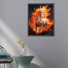 Load image into Gallery viewer, Fire Horse 40*50CM(Canvas) Full Round Drill Diamond Painting

