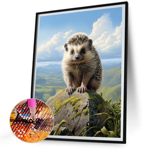 Hedgehog 30*40CM(Canvas) Full Round Drill Diamond Painting