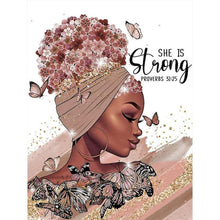 Load image into Gallery viewer, Strong Woman 30*40CM(Canvas) Full Round Drill Diamond Painting
