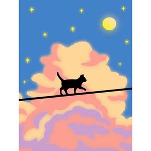 Cartoon Landscape Painting 30*40CM(Canvas) Full Round Drill Diamond Painting