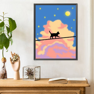Cartoon Landscape Painting 30*40CM(Canvas) Full Round Drill Diamond Painting