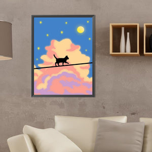 Cartoon Landscape Painting 30*40CM(Canvas) Full Round Drill Diamond Painting