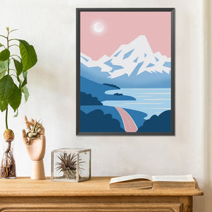 Cartoon Landscape Painting 30*40CM(Canvas) Full Round Drill Diamond Painting
