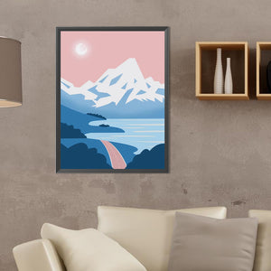 Cartoon Landscape Painting 30*40CM(Canvas) Full Round Drill Diamond Painting