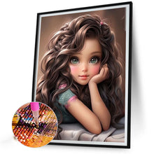 Load image into Gallery viewer, Sweet And Cool Girl 40*50CM(Canvas) Full Round Drill Diamond Painting
