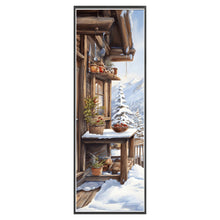 Load image into Gallery viewer, Huancan - Snowy Scene Outside - 30*90CM 11CT 3 Stamped Cross Stitch
