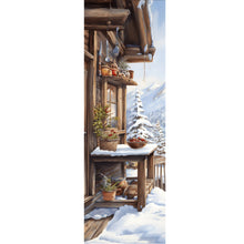 Load image into Gallery viewer, Huancan - Snowy Scene Outside - 30*90CM 11CT 3 Stamped Cross Stitch
